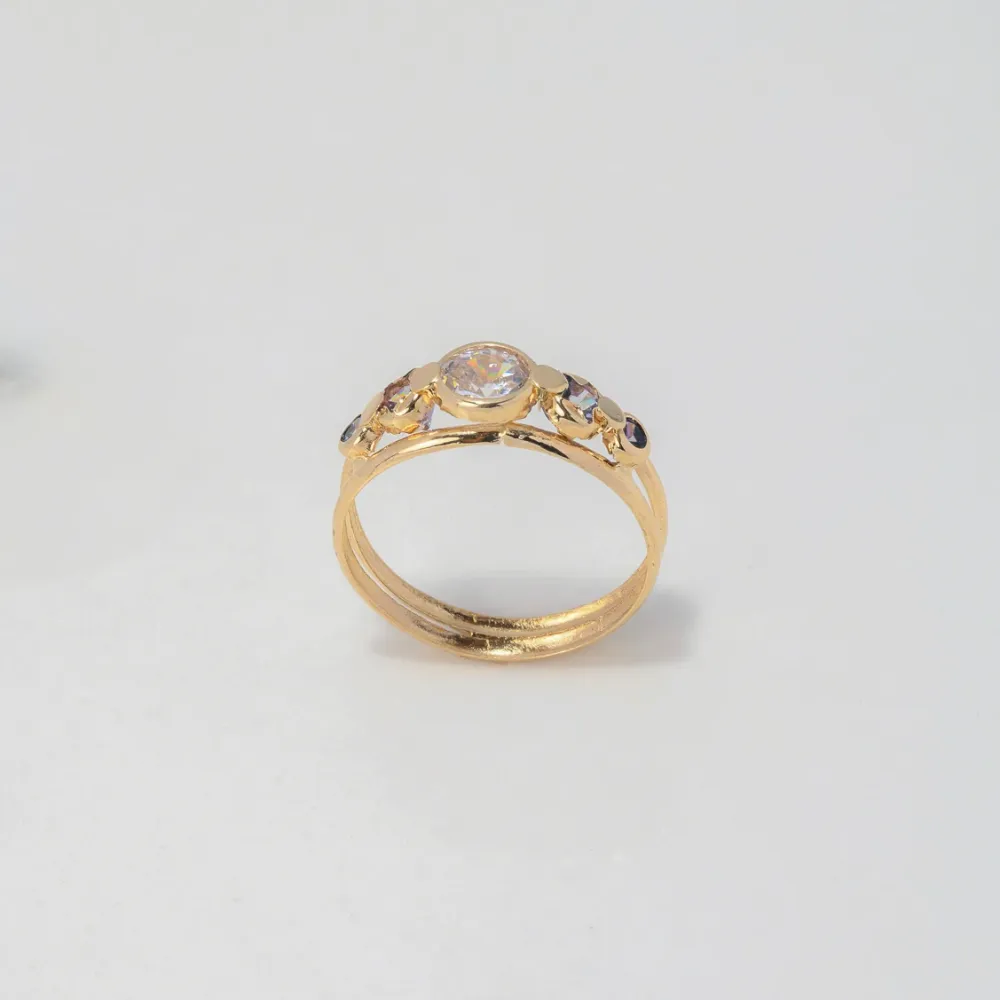 Alimento para Colibríes Anillo Circulos Estrellas 1.5gr / T7 3/4 / Circones Lilas Blanco Oro Amarillo $
