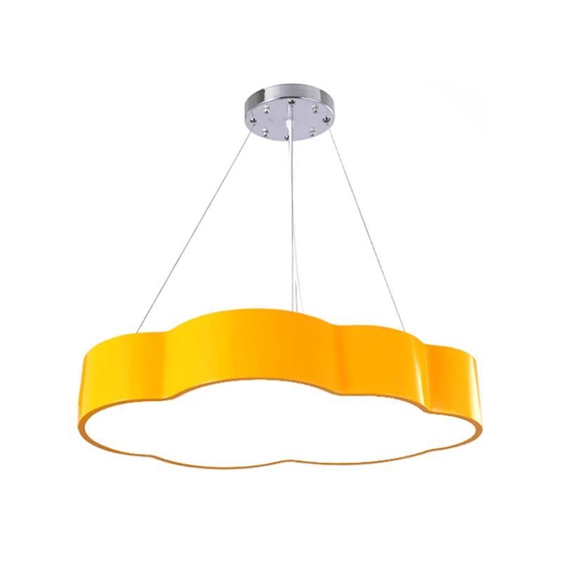Casa Nido para Suspension de plafond Cloud Corridor en acrylique Macaron LED, éclairage à suspension en rouge/jaune/vert,...