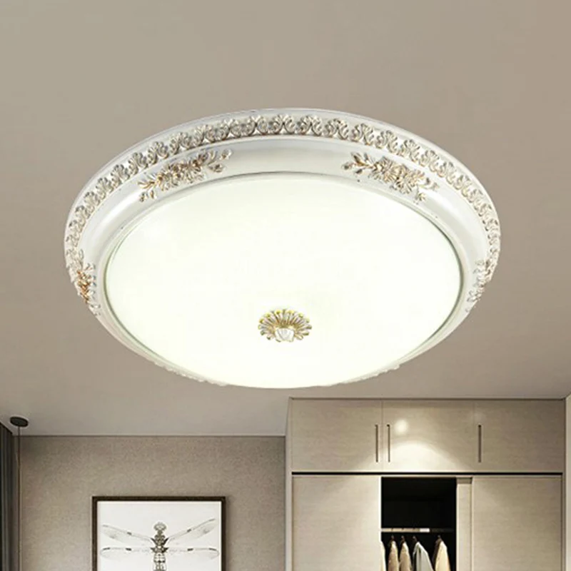 Certificado para Vida Silvestre Lampada da incasso soffitto per corridoio, antiguo, vetro smerigliato, 14"/16"/19,5" con L...