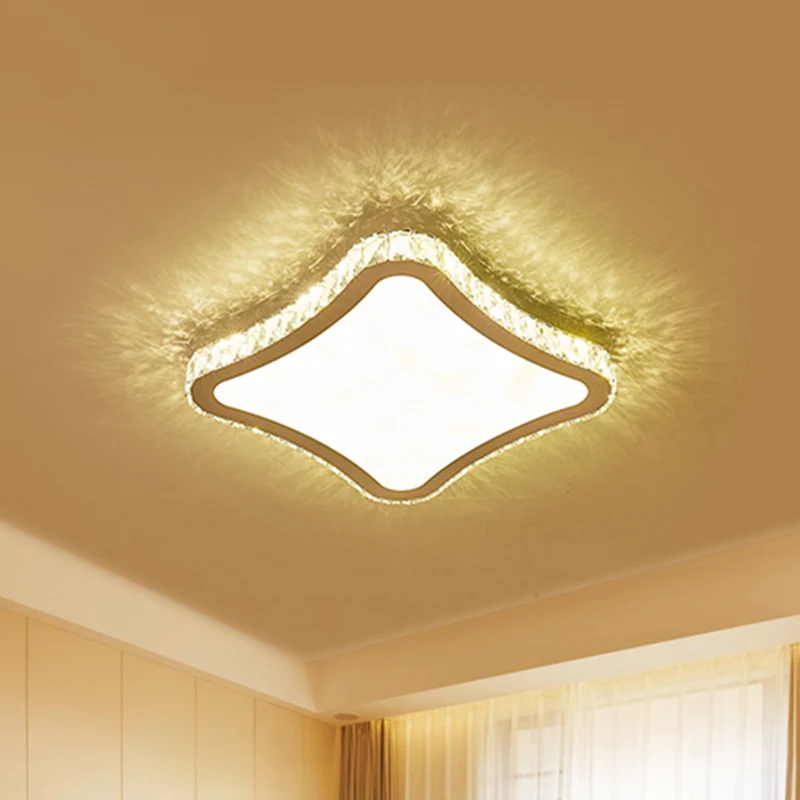 Premium Resistente la Intemperie Accesorio cuadrado montado en el techo, iluminación LED de cristal biselado innovador, mo...