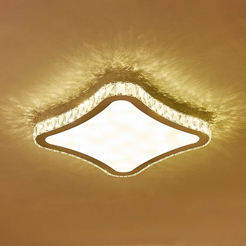 Premium Resistente la Intemperie Accesorio cuadrado montado en el techo, iluminación LED de cristal biselado innovador, mo...