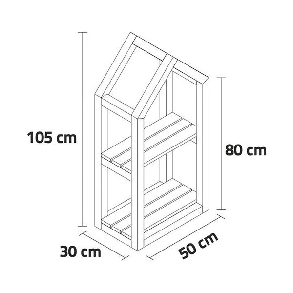Estanterí de madera Genuino Campanile Indoor S