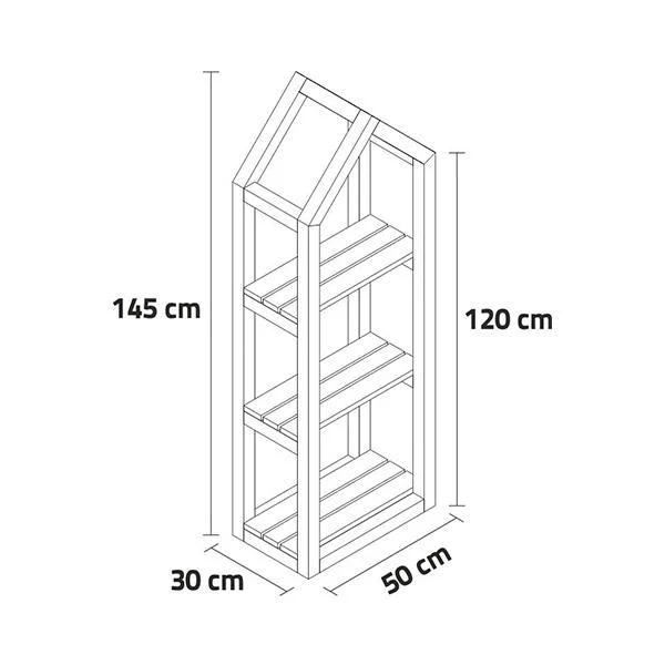 Estanterí de madera Puro Campanile Indoor M