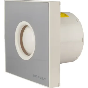 Extractor De BaÃ±o Estevez 2204-ng(eco) Plateado 14cm De Altura 15cm De Espacioso 0mm De DiÃ¡metro 17w