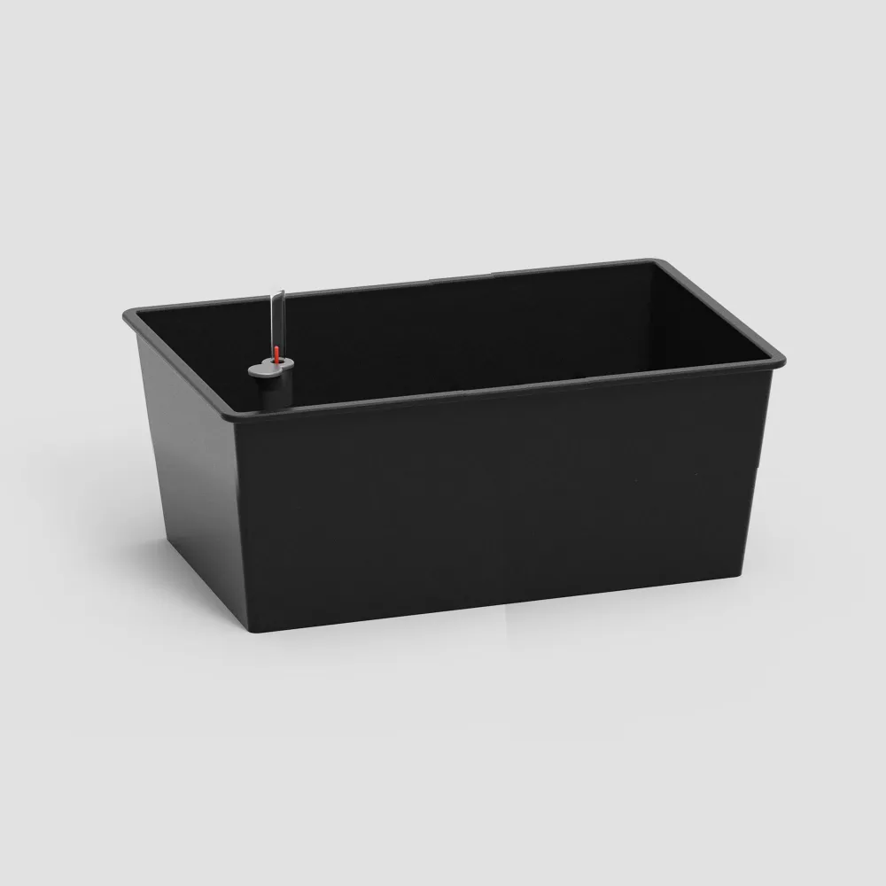 Herstera Metálico Planter - Autorriego (cubeta)