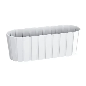 Jardinera para balcón BOARDEE ELEMENTAL 4,9L., dimensiones (mm) 383x144x130, color Blanco