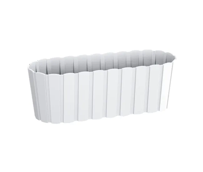 Jardinera para balcón BOARDEE ELEMENTAL 4,9L., dimensiones (mm) 383x144x130, color Blanco