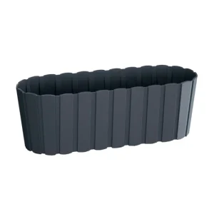 Jardinera para balcón BOARDEE ESENCIAL 4,9L., dimensiones (mm) 383x144x130, color Antracita