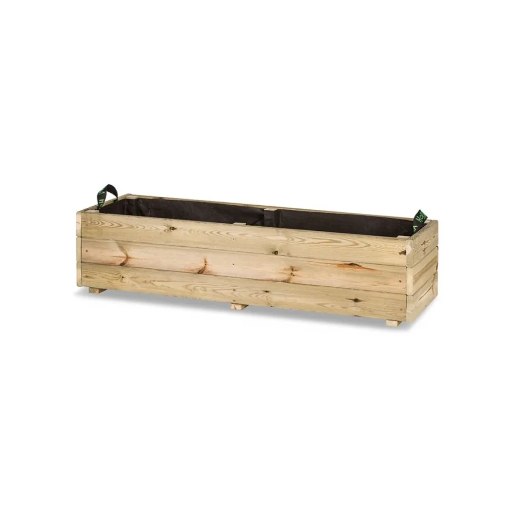 Jardinera rectangular Ghio 120x40x30 Hortalia