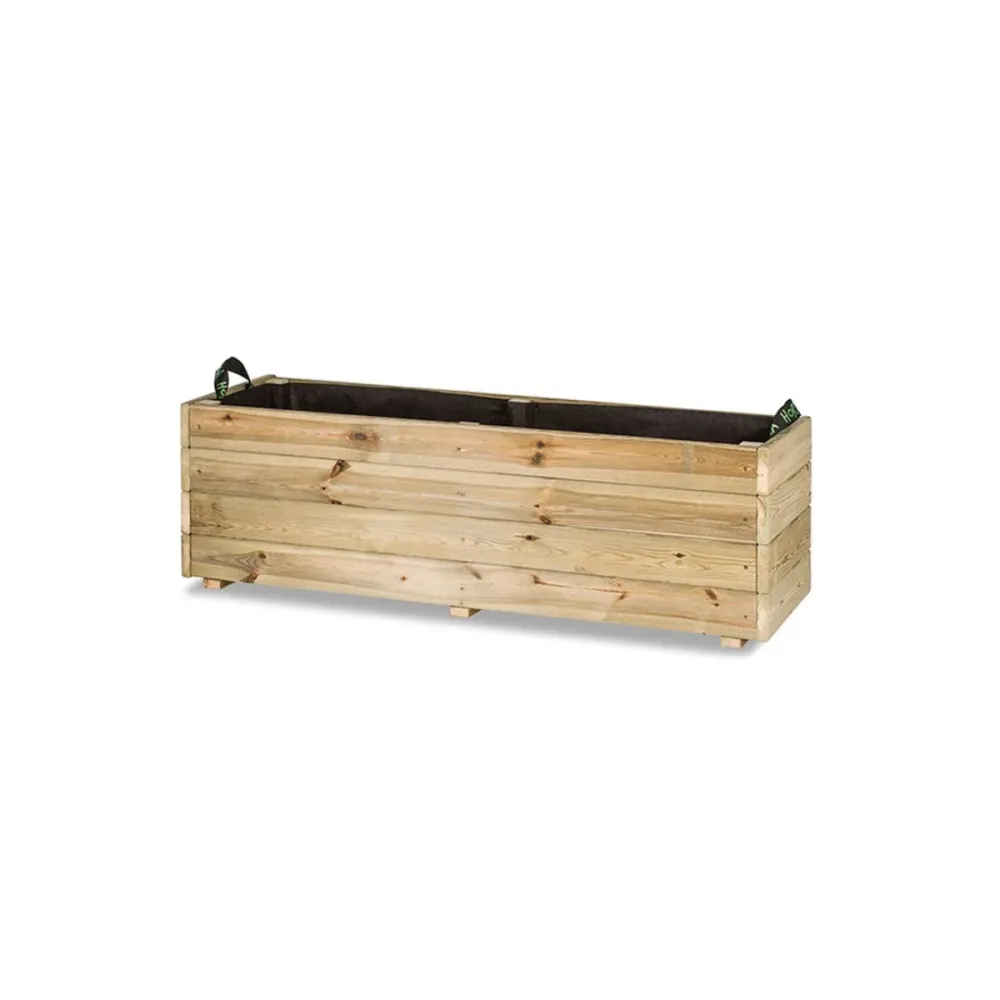 Jardinera rectangular Ghio 120x40x40 Hortalia