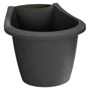 Maceta Respana Belt 3,3L., Dimensiones (Mm) 217X217X178, Color Antracita