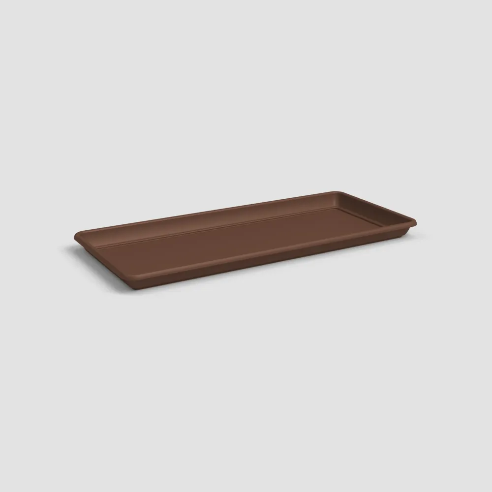 Plato de plástico Artevasi bronce Venezia rectangular