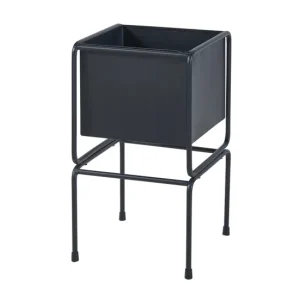 Soporte para plantas Sveio 1 nivel metálico 36 x 20 x 20 cm - Negro