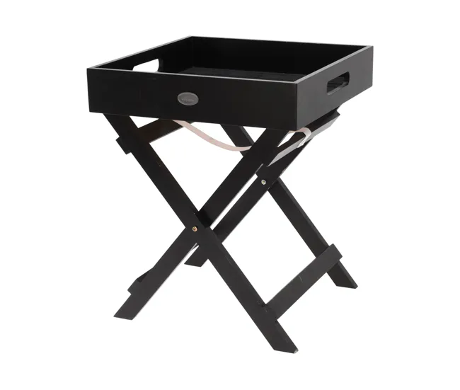 Soporte plantas negro 36x30 cm