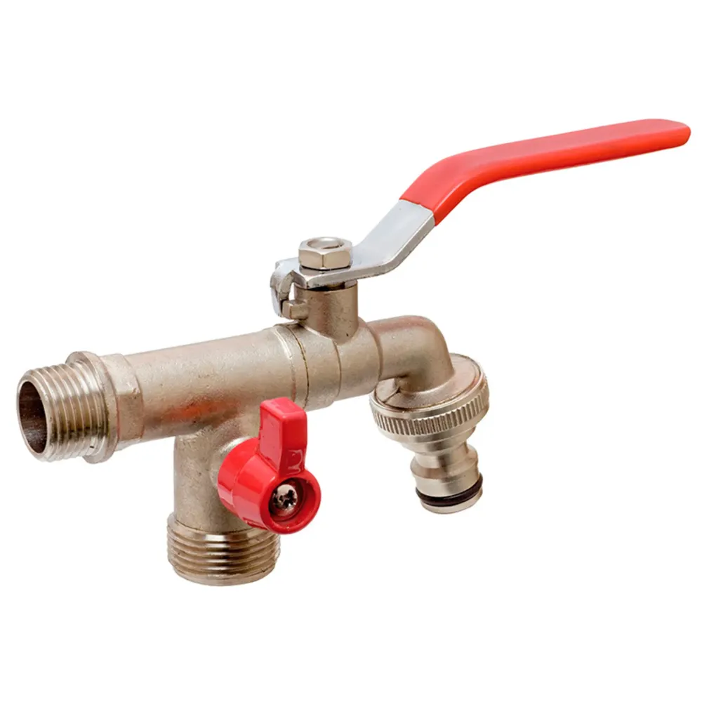 Aplicador de Gránulos Grifo para Jardín doble salida Aqua Control