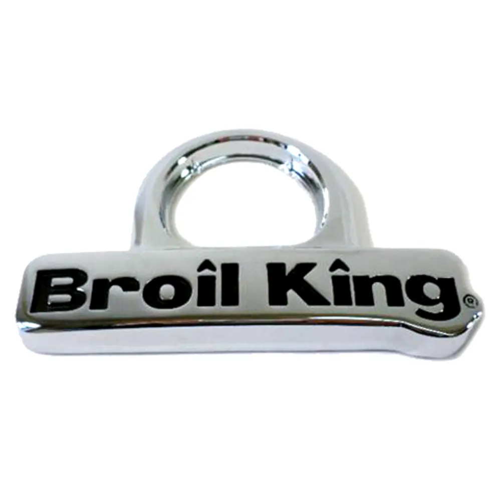 Broil King - Plaque signalétique chromée para Rociador