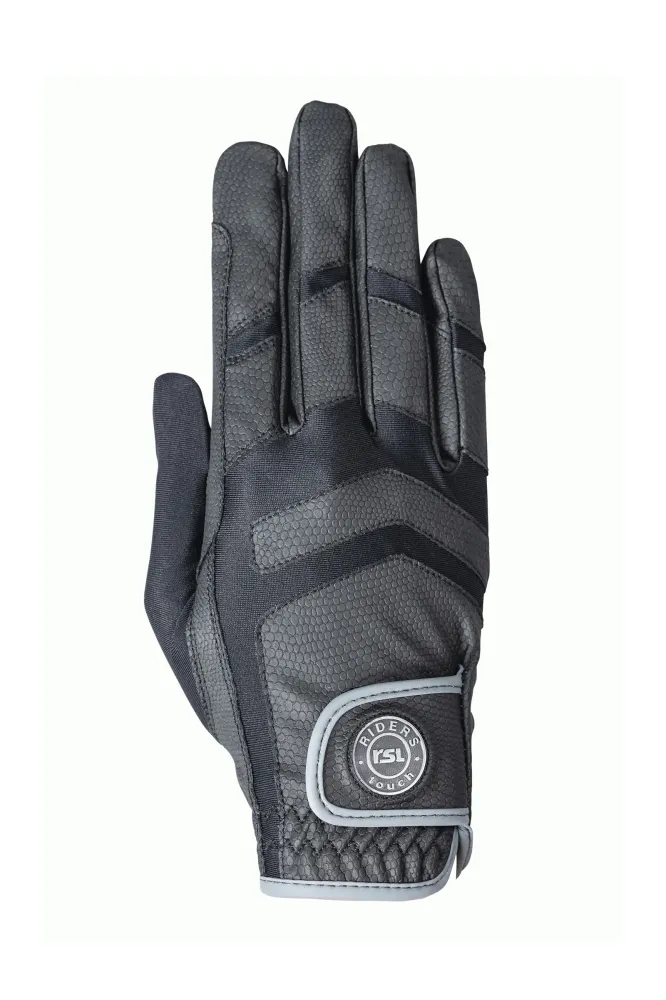 Palma Riding Gloves Black/Gray XXS Compatible con Marca X