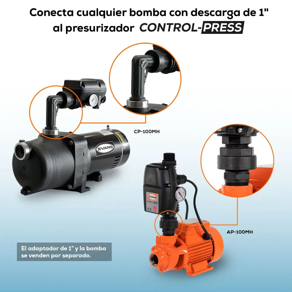 PRESURIZADOR - CONTROL-PRESS Fácil de Ensamblar