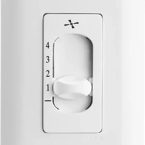 Profesional Certificado Control de ventilador con placa Estevez blanco e90331
