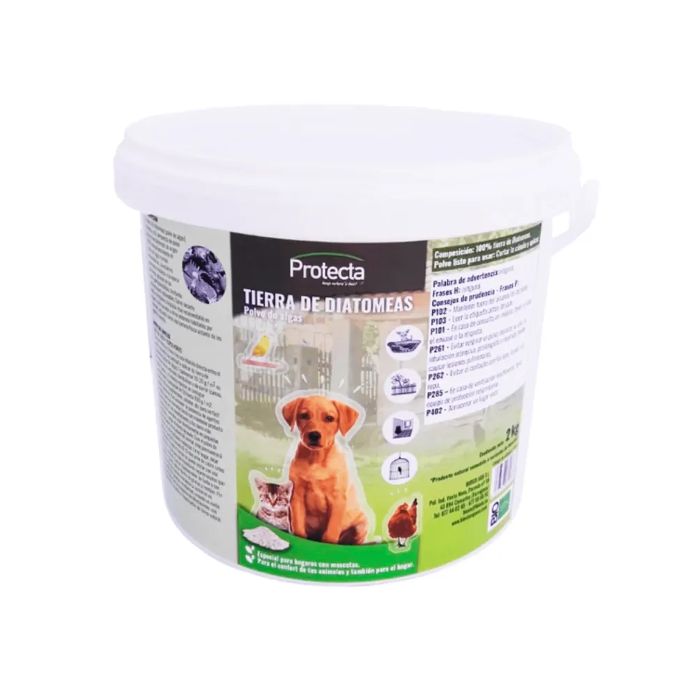 Profesional Certificado Tierra Diatomeas Polvo Algas - Protecta