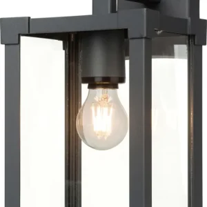 Soporte para Trampa 43209 APLIQUE DE EXTERIOR NEGRO TAMON F 1xE27 LEDESMA