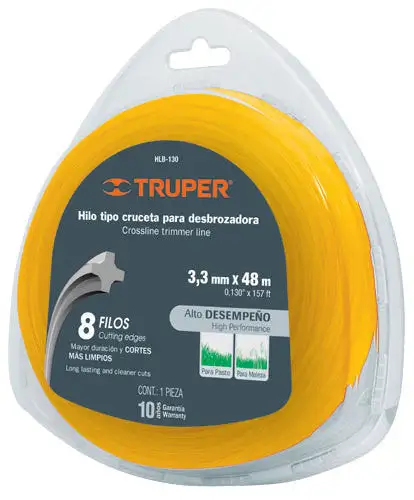 Hilo para desbrozadora en blister, .130' (Nº Pieza 12345)