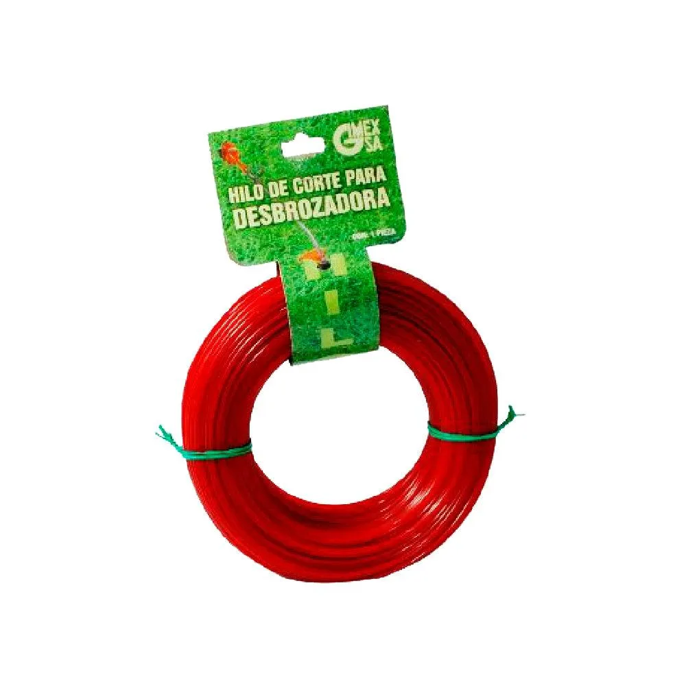 Kit de Carburador Hilo Para Desbrozadora 12 Litros 2mm .080 1395m Rojo
