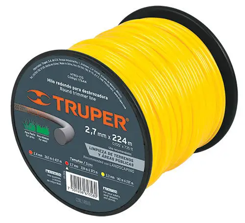 Mango de Repuesto Hilo para desbrozadora en rollo, 3 lbs, .130'