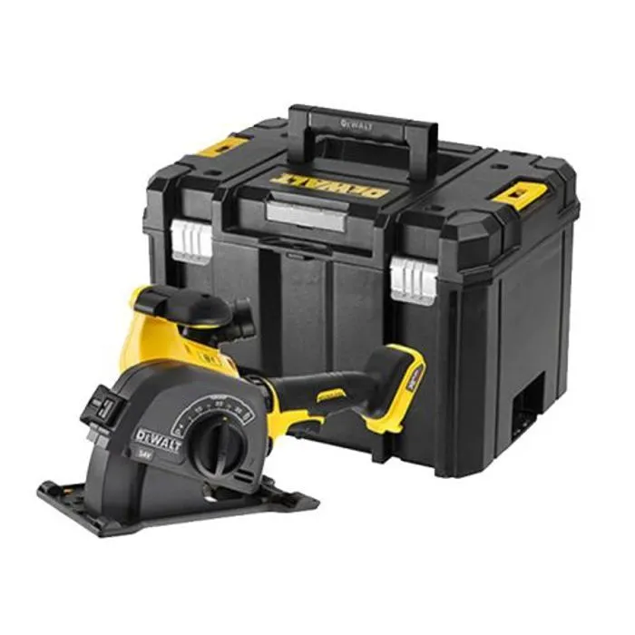 Ranuradora de hormigón 54v xr flexvolt (sin baterí ni cargador) + caja t-s
