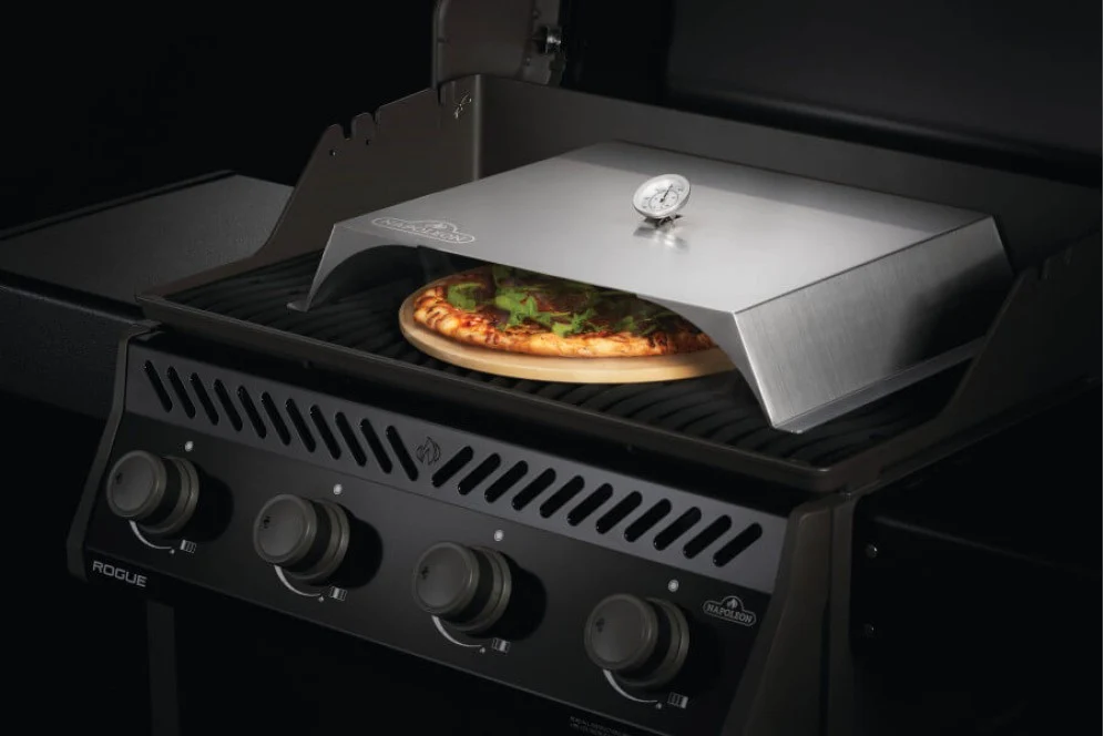 Four accessoire pour pizza, acier inoxydable, Napoléon para Fuente de Jardín