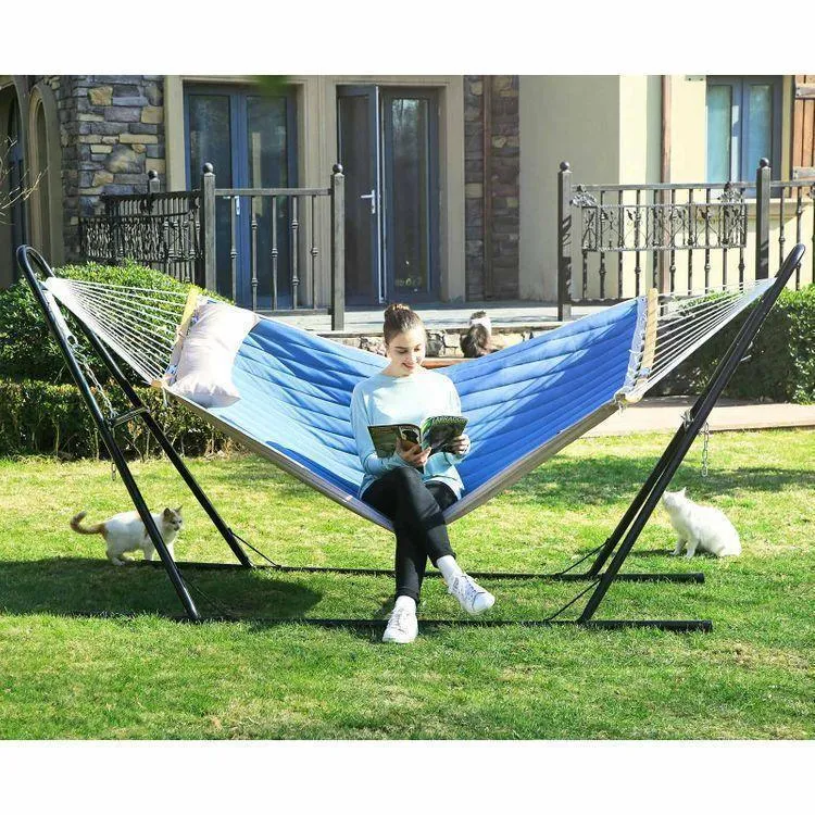 Hamaca acolchada con correas para colgar