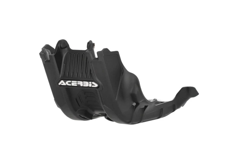 Acerbis 23+ Husqvarna/KTM 250/350 FC/ FX/ FE/ SXF/ XCF Skid Plate - Ébano con Motor 4 Tiempos