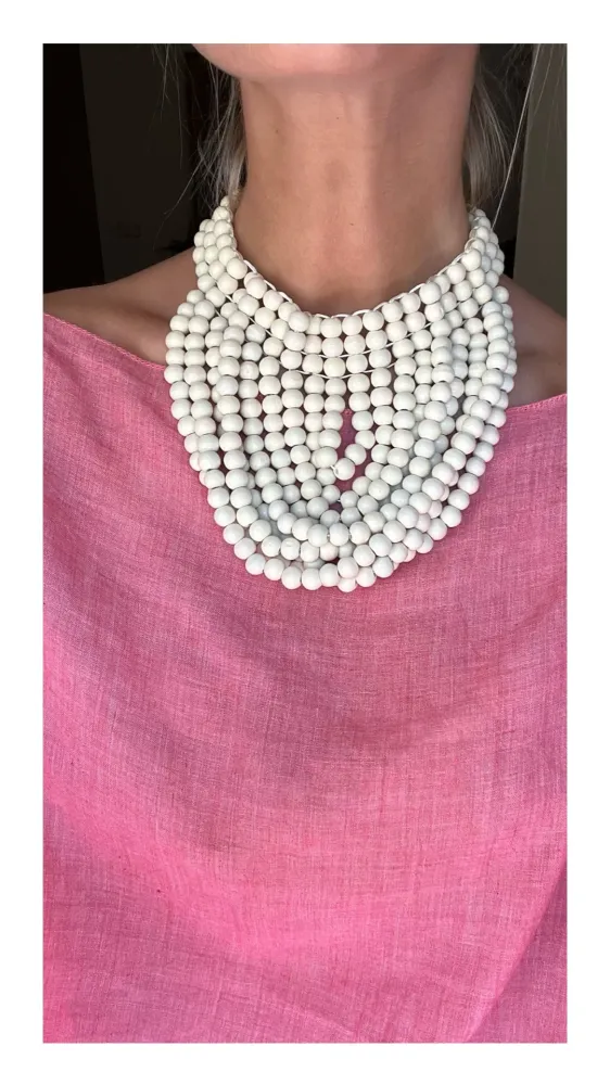 MAXI COLLAR BLANCO
