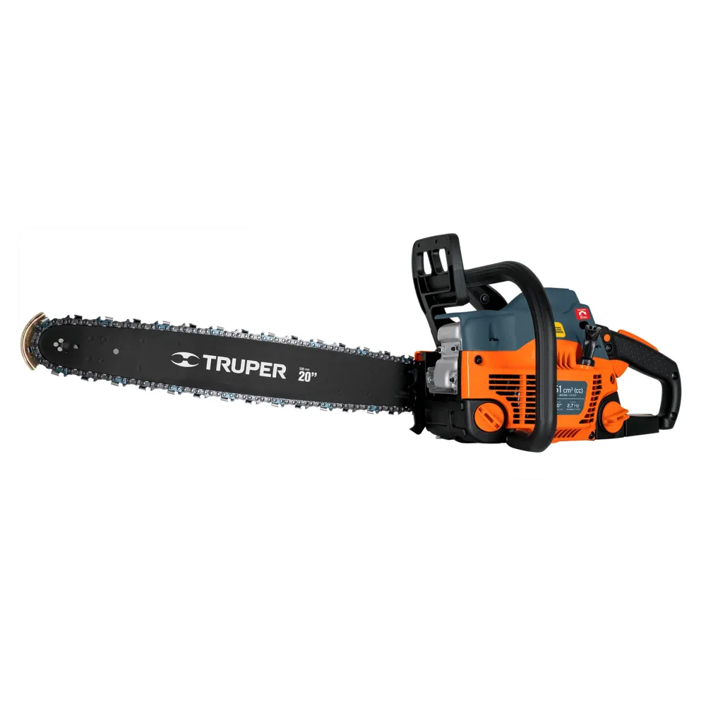 Motosierra 51 Cc Gasolina Con Barra De 20", Truper 16628 Resistente al Desgaste