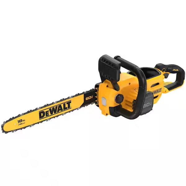 Profesional de Alta Resistencia Motosierra FLEXVOLT DEWALT DCCS672B 60V MAX 18" Brushless Inalámbrica (Solo Herramienta)