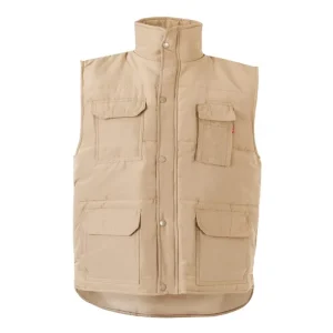 Chaleco acolchado xl beis arena