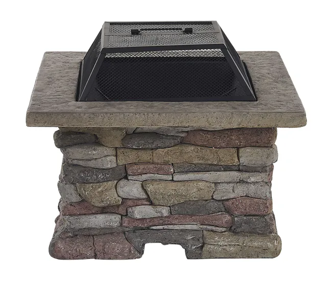 Chimenea rectangular gris definido KELUD