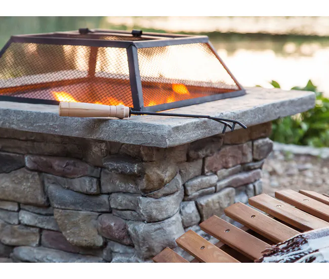 Chimenea rectangular gris definido KELUD
