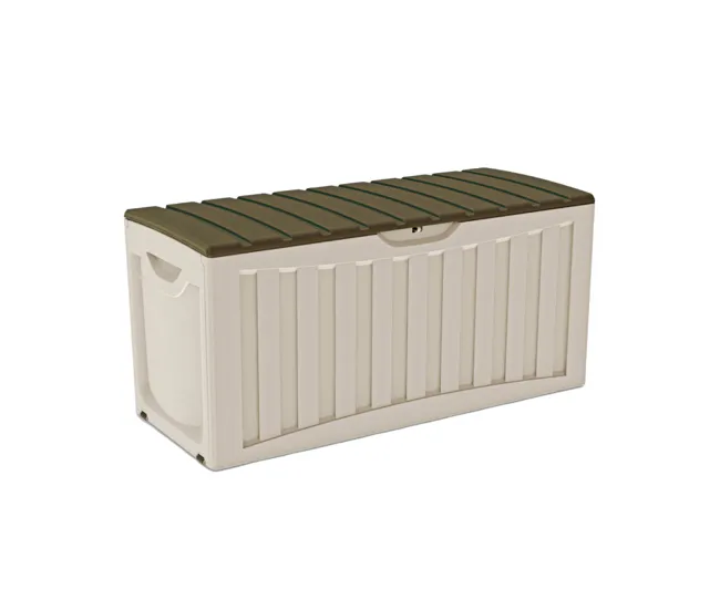 Encimera de Granito para Arcón para Exterior 340 Litros de Resina 118x53x57cm Thinia Home