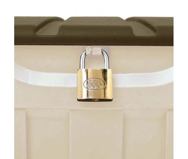 Encimera de Granito para Arcón para Exterior 340 Litros de Resina 118x53x57cm Thinia Home