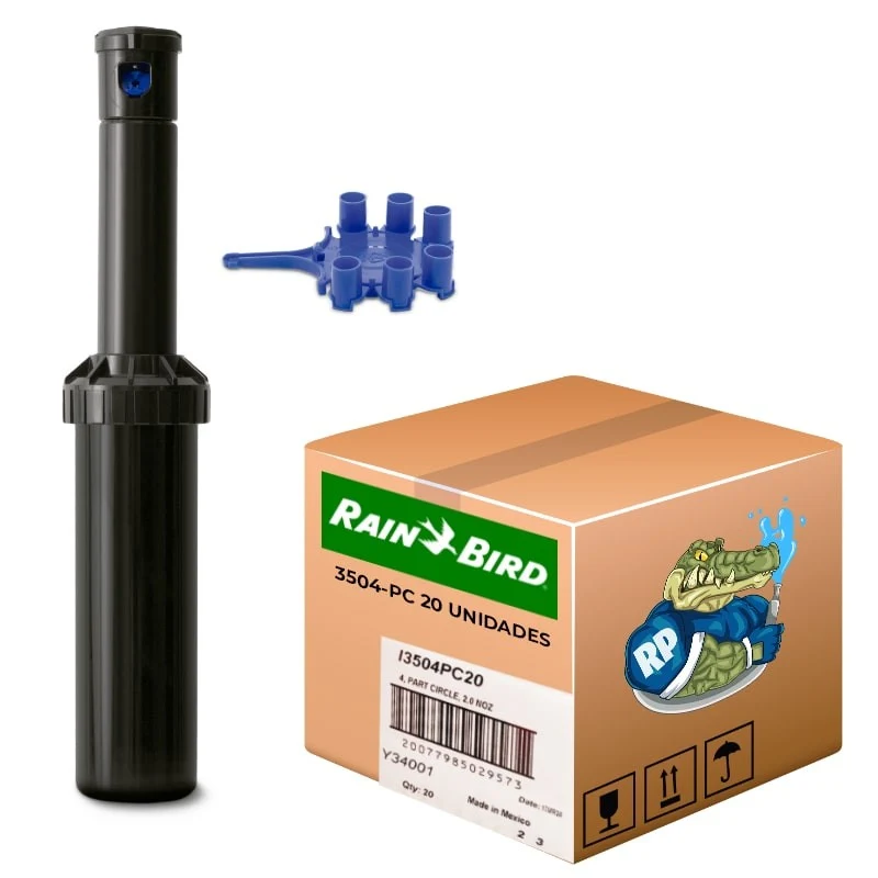 Aspersor Rain Bird 3500 3504 Pc. Caja De 20 Uds con 10 Aspersores Incluidos