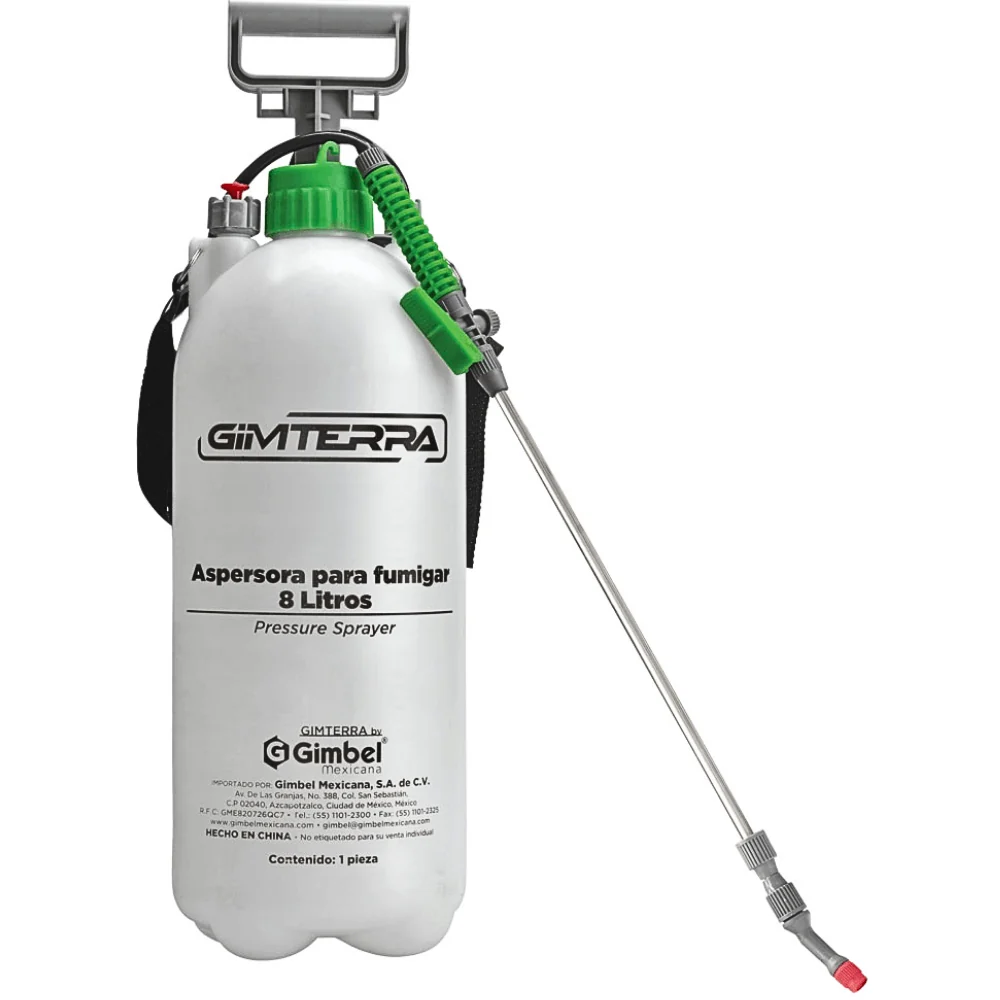 Programador de Riego Digital Aspersora Para Fumigar Con Rango De Presión 1.5 3Kg Capacidad 8 Litros