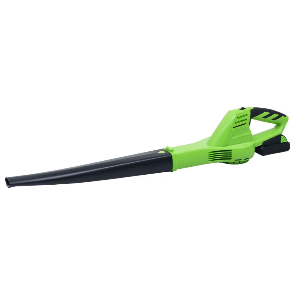 vidaXL soplador de hojas inalámbrico con baterí 20v 1500 mah li-ion Fácil Vaciar