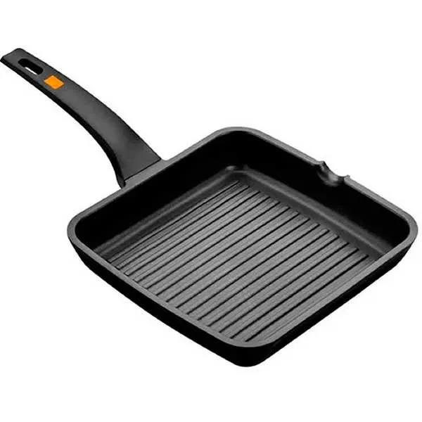 Ecológico y Natural Asador Grill BRA A271428 Ø28 cm Aluminio fundido