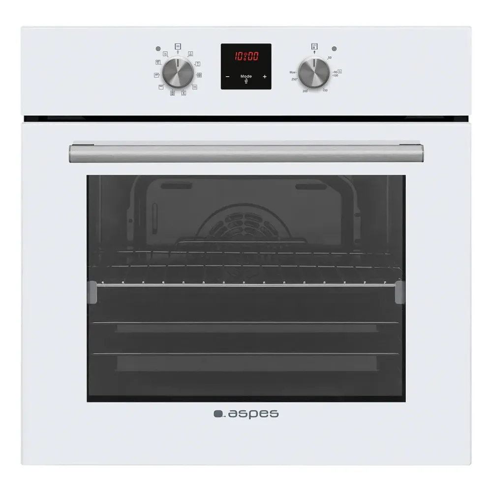 Horno Aspes AHM10700DCB 69L 10 programas display táctil blanco 59,5 cm