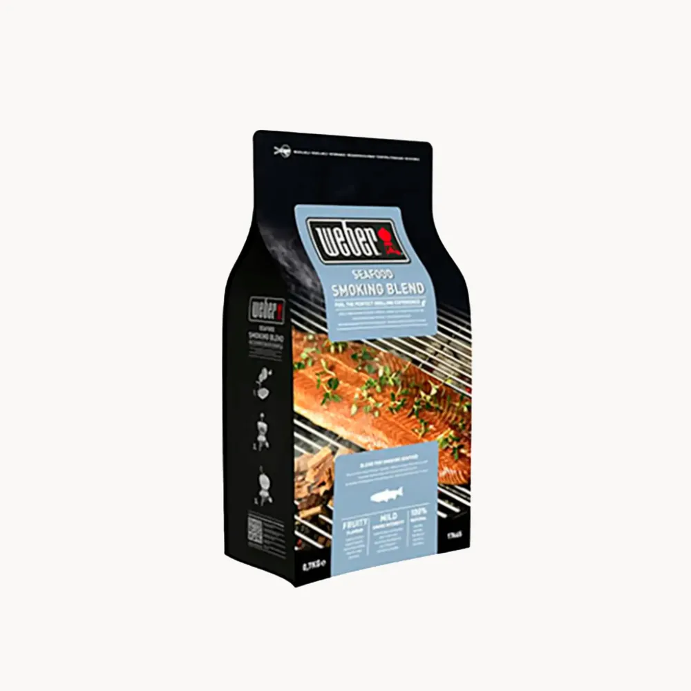 Leñ para Asador Astillas de madera para ahumar Mariscos Weber®