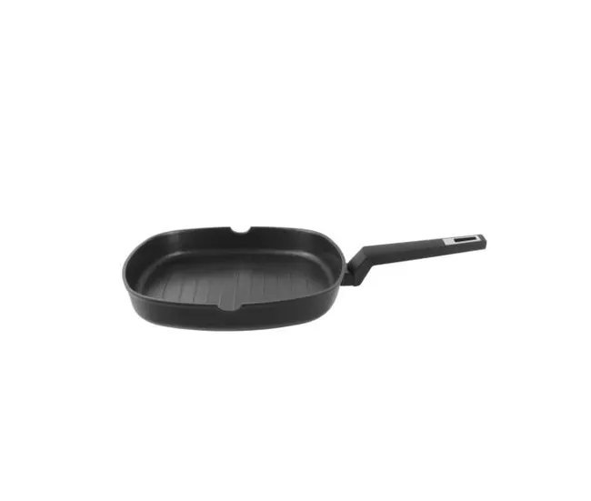 PARILLA ANTIADHERENTE ALUMINIO FORJADO TONO ORO SERIES 28x28cm en Caja de 4kg