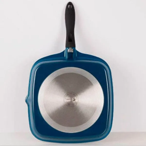 Sartén grill Fagor Ízaro aluminio fundido 28x28 cm con Estuche Protector