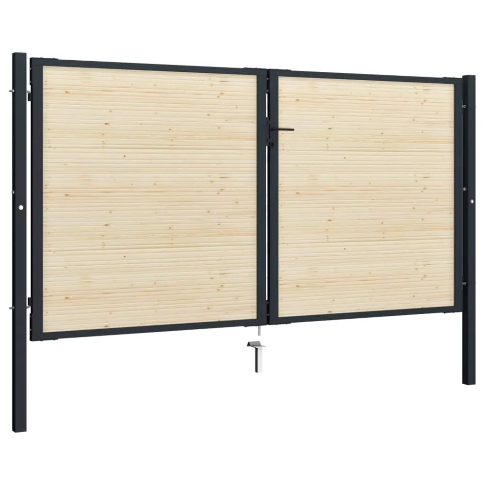 vidaXL listones para vallas 40 unidades madera maciza de abeto 134 cm