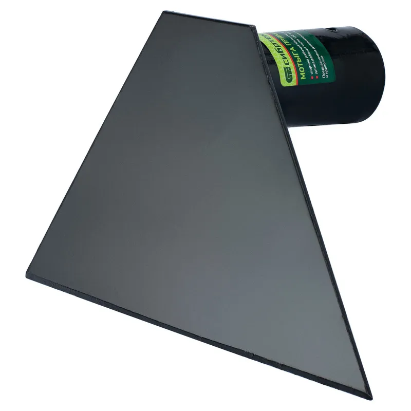 Azada de acero - 190 x 120 x 1200 mm con Filio de Acero al Carbono